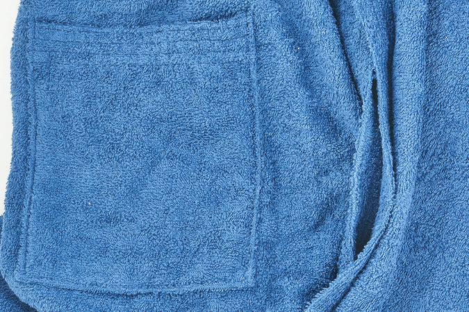 Accappatoio Blu Con Tasca E Cappuccio Avio Morbido Assorbente Made in Italy Moda/Uomo/Abbigliamento/Pigiami e abbigliamento da notte/Accappatoi Smartdecohome - Sesto San Giovanni, Commerciovirtuoso.it