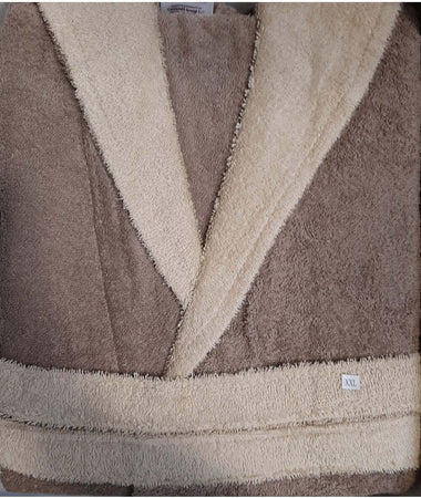Accappatoio con Cappuccio Hessense Bicolore.