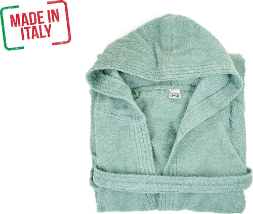 Accappatoio Grigio Con Tasca E Cappuccio Avio Morbido Assorbente Made in Italy Moda/Uomo/Abbigliamento/Pigiami e abbigliamento da notte/Accappatoi Smartdecohome - Sesto San Giovanni, Commerciovirtuoso.it
