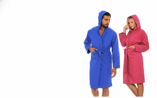 Accappatoio in Microfibra con Cappuccio Kuveè