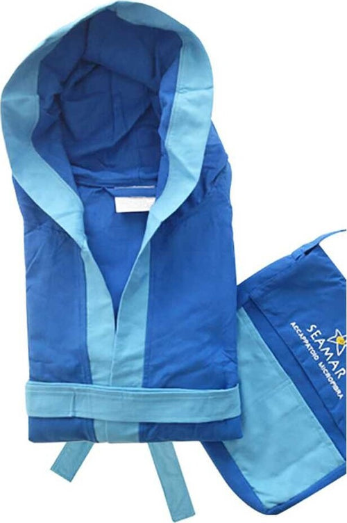 Accappatoio In Microfibra Uomo Donna Con Cappuccio E Sacchetto Contenitore Moda/Uomo/Abbigliamento/Pigiami e abbigliamento da notte/Accappatoi La Bottega del Risparmio - Bari, Commerciovirtuoso.it