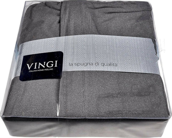 Accappatoio In Microspugna Lisbona Vingi Con Cappuccio E Cinta Unisex Salvaspazio In Cotone Di Alta Qualità Moda/Uomo/Abbigliamento/Pigiami e abbigliamento da notte/Accappatoi Puleo Casa - Palermo, Commerciovirtuoso.it