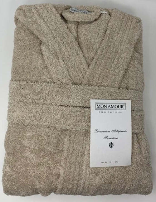 Accappatoio Mon Amour Con Cappuccio Tinta Unita Beige 400 Gr.Di Spugna Idrofila Moda/Uomo/Abbigliamento/Pigiami e abbigliamento da notte/Accappatoi Biancheria Arredo Home - Nola, Commerciovirtuoso.it