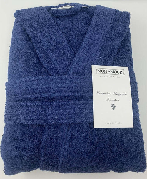 Accappatoio Mon Amour Con Cappuccio Tinta Unita Blu 400 Gr.di Spugna Idrofila Tg.xl Moda/Uomo/Abbigliamento/Pigiami e abbigliamento da notte/Accappatoi Biancheria Arredo Home - Nola, Commerciovirtuoso.it