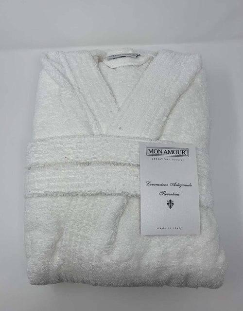 Accappatoio Mon Amour Tinta Unita Bianco 400 Gr.di Spugna Idrofila Moda/Uomo/Abbigliamento/Pigiami e abbigliamento da notte/Accappatoi Biancheria Arredo Home - Nola, Commerciovirtuoso.it