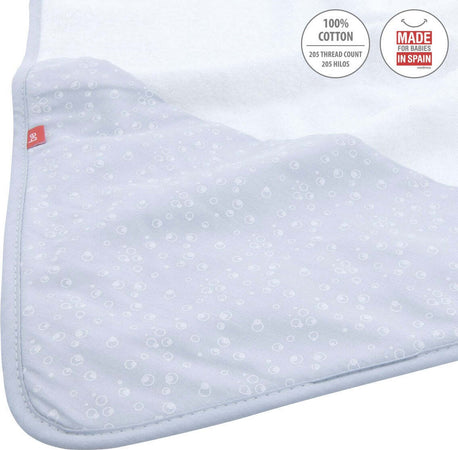 Accappatoio Neonato 100X100X1 Cm Be Ocean Grigio Prima infanzia/Igiene e benessere/Bagnetto/Asciugamani da bagno e con cappuccio La Casa Del Bebè - Napoli, Commerciovirtuoso.it