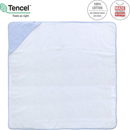 Accappatoio Neonato 100X100X1 Cm Be Zoe Azzurro Prima infanzia/Igiene e benessere/Bagnetto/Asciugamani da bagno e con cappuccio La Casa Del Bebè - Napoli, Commerciovirtuoso.it