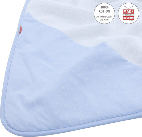 Accappatoio Neonato 100X100X1 Cm Be Zoe Azzurro Prima infanzia/Igiene e benessere/Bagnetto/Asciugamani da bagno e con cappuccio La Casa Del Bebè - Napoli, Commerciovirtuoso.it