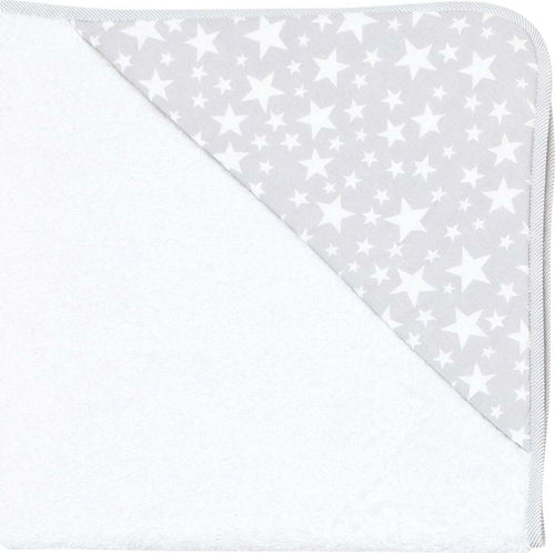 Accappatoio Neonato 80X80X1 Cm Star Grigio Prima infanzia/Igiene e benessere/Bagnetto/Asciugamani da bagno e con cappuccio La Casa Del Bebè - Napoli, Commerciovirtuoso.it