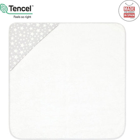 Accappatoio Neonato 80X80X1 Cm Star Grigio Prima infanzia/Igiene e benessere/Bagnetto/Asciugamani da bagno e con cappuccio La Casa Del Bebè - Napoli, Commerciovirtuoso.it