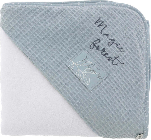 Accappatoio Neonato  Forest Azzurro Prima infanzia/Igiene e benessere/Bagnetto/Asciugamani da bagno e con cappuccio La Casa Del Bebè - Napoli, Commerciovirtuoso.it