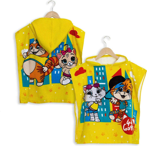 Accappatoio-Poncho-Bimbo-con-cappuccio-44-Gatti