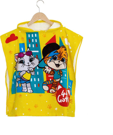 Accappatoio-Poncho-Bimbo-con-cappuccio-44-Gatti