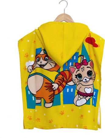 Accappatoio-Poncho-Bimbo-con-cappuccio-44-Gatti