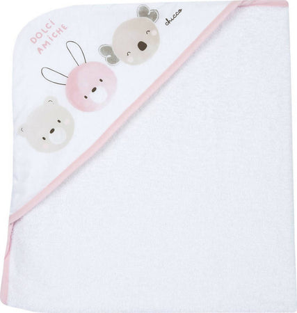 Accappatoio quadrato in spugna di cotone, grafica stampata, pratico ed avvolgente, prodotto con certificazione oeko-tex la qualità per il tuo bambino 09002924000000 disponibile in 3 colori tre colori Prima infanzia/Igiene e benessere/Bagnetto/Accappatoi/Accapatoi da bambina Sanitaria Gioia del Bimbo - Villa San Giovanni, Commerciovirtuoso.it