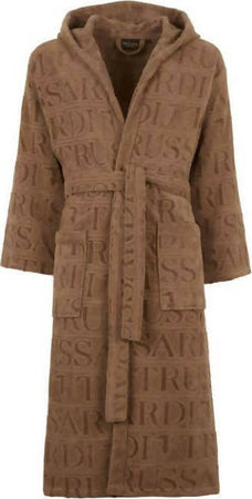 Accappatoio trussardi overlogo unisex in spugna di puro cotone jaquard con cappuccio tasche e cinta capo di alta qualità Casa e cucina/Tessili per la casa/Biancheria da bagno/Asciugamani/Set di asciugamani Puleo Casa - Palermo, Commerciovirtuoso.it