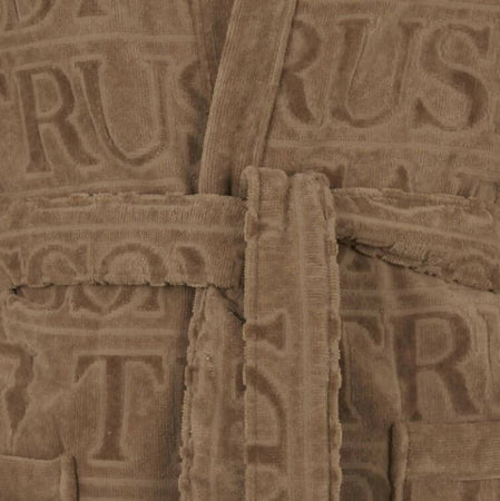Accappatoio trussardi overlogo unisex in spugna di puro cotone jaquard con cappuccio tasche e cinta capo di alta qualità Casa e cucina/Tessili per la casa/Biancheria da bagno/Asciugamani/Set di asciugamani Puleo Casa - Palermo, Commerciovirtuoso.it