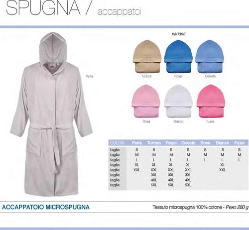 Accappatoio-Unisex-Botticelli-Home-Microspugna