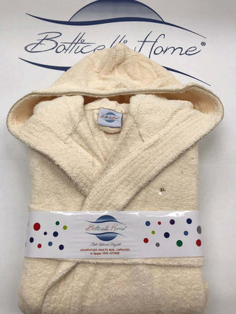 Accappatoio-Unisex-con-Cappuccio-Botticelli-Home-in-Spugna-di-Puro-Cotone-Progress