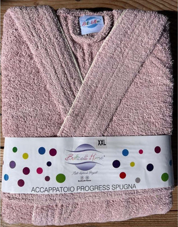 Accappatoio-Unisex-con-Cappuccio-Botticelli-Home-in-Spugna-di-Puro-Cotone-Progress