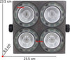Accecatore Led 4 X 50 W Rgb Multicolore Blinder Control Dmx Color Change Strobo Strumenti Musicali/Sonorizzazione e palcoscenico/Illuminazione/Stroboscopi Trade Shop italia - Napoli, Commerciovirtuoso.it
