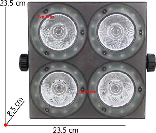 Accecatore Led 4 X 50 W Rgb Multicolore Blinder Control Dmx Color Change Strobo Strumenti Musicali/Sonorizzazione e palcoscenico/Illuminazione/Stroboscopi Trade Shop italia - Napoli, Commerciovirtuoso.it