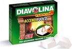 Accendi fuoco per stufe e barbecue diavolina con Kerosene confezioni da 40 cubetti Fai da te/Caminetti e accessori/Combustibili/Legna La Zappa - Altamura, Commerciovirtuoso.it