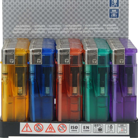 ACCENDINI CLASSICI TRASPARENTI ACCENSIONE ELETTRONICA 50 PEZZI COLORI ASSORTITI Casa e cucina/Decorazioni per interni/Candele e portacandele/Accessori per candele/Accendini Trade Shop italia - Napoli, Commerciovirtuoso.it