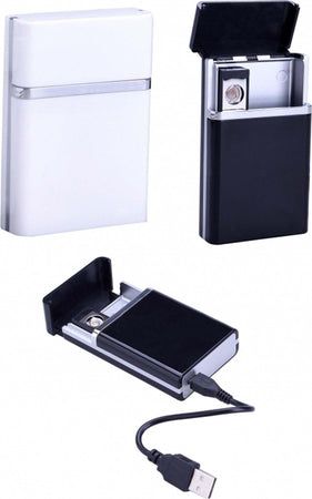 ACCENDINO RICARICABILE SPAZIO PORTA SIGARETTE ANTIVENTO USB SENZA FIAMMA NO GAS Casa e cucina/Decorazioni per interni/Candele e portacandele/Accessori per candele/Accendini Trade Shop italia - Napoli, Commerciovirtuoso.it