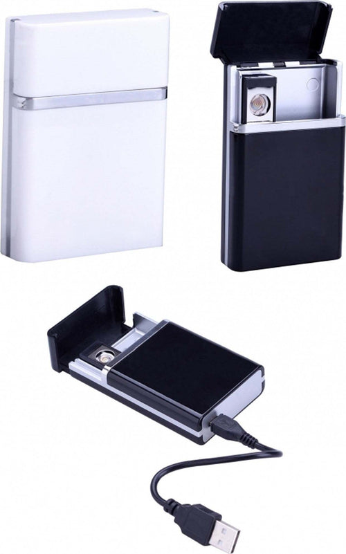 ACCENDINO RICARICABILE SPAZIO PORTA SIGARETTE ANTIVENTO USB SENZA FIAMMA NO GAS Casa e cucina/Decorazioni per interni/Candele e portacandele/Accessori per candele/Accendini Trade Shop italia - Napoli, Commerciovirtuoso.it