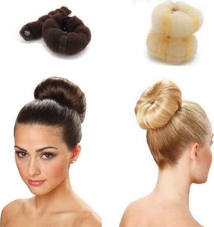 ACCESSORI BUNS PER ACCONCIATURA CAPELLI TIPO CHIGNON 2PZ SMALL & LARGE Bellezza/Cura dei capelli/Accessori styling capelli/Ciambelle per chignon Trade Shop italia - Napoli, Commerciovirtuoso.it