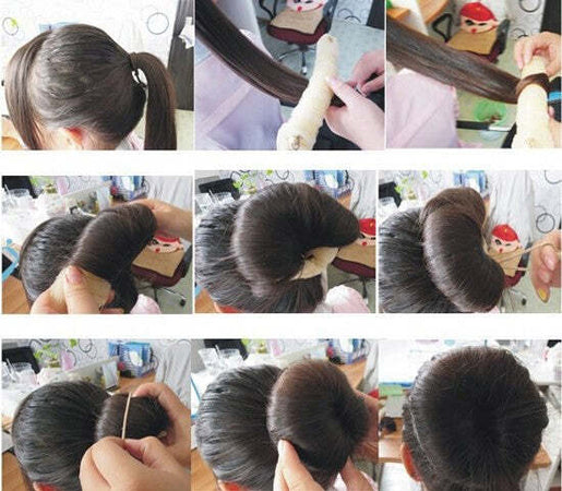 ACCESSORI BUNS PER ACCONCIATURA CAPELLI TIPO CHIGNON 2PZ SMALL & LARGE Bellezza/Cura dei capelli/Accessori styling capelli/Ciambelle per chignon Trade Shop italia - Napoli, Commerciovirtuoso.it