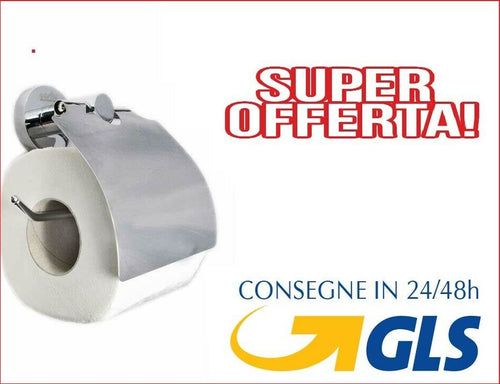 ACCESSORIO-BAGNO-PORTA-CARTA-IGIENICA-ACCIAIO-CROMATO-58765