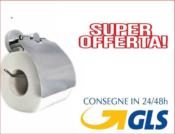 ACCESSORIO-BAGNO-PORTA-CARTA-IGIENICA-ACCIAIO-CROMATO-58765