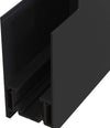 Accessorio-Binario-Con-Spessore-8Cm-Spigolo-Moderno-Alluminio-Nero