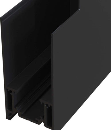 Accessorio-Binario-Con-Spessore-8Cm-Spigolo-Moderno-Alluminio-Nero