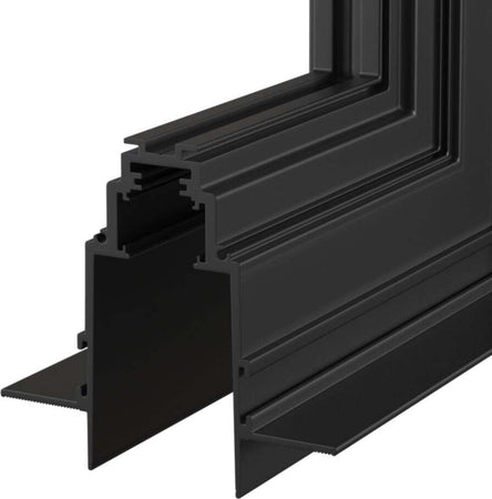 Accessorio-Binario-Da-Incasso-Con-Spessore-8,5Cm-Angolo-Basso-Alluminio-Nero
