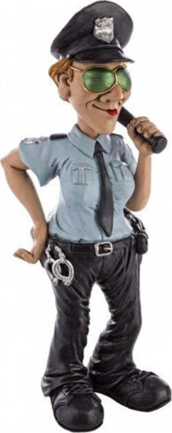 Accessorio-decorativo-Yes-Everyday-0183175-CARICATURA-Statua-Police