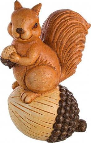 Accessorio-decorativo-Yes-Everyday-0502027-Scoiattolo-Nut-L-Marrone