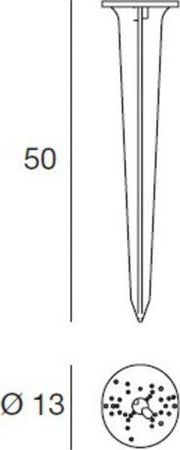 Accessorio-Linea-Light-Group-OH-MARS-14937-picchetto-terreno-fissaggio-mobile-esterno