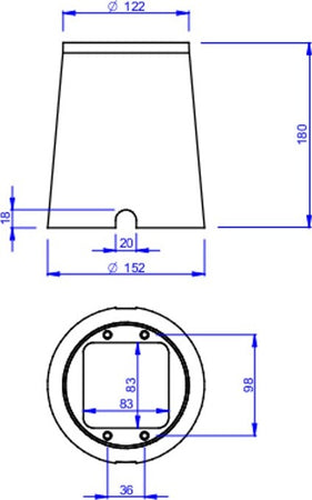 Accessorio-Linea-Light-group-TEXO-52700-controcassa-laterizio