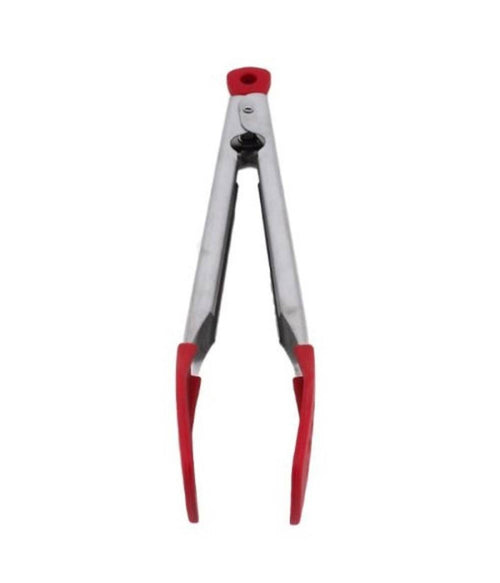 Acciaio Inox Maniglia Silicone Cibo Pinza Bbq Morsetto Utensile Da Cucina