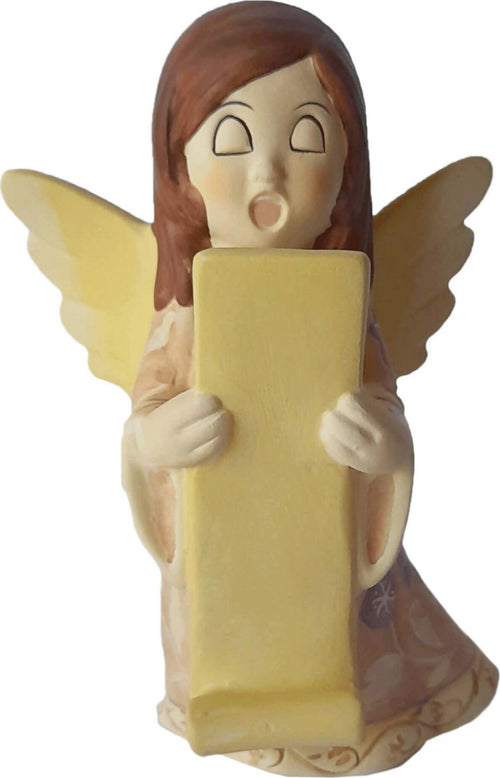 Accornero Home, Angelo Della Musica In Gesso Colorato, Perfetta Come Statuetta Bomboniera Altezza 13,3 Cm Casa e cucina/Decorazioni per interni/Accessori decorativi/Sculture/Statue Ideart - Valdilana, Commerciovirtuoso.it