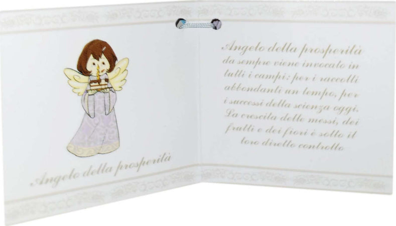 Accornero Home Angelo Della Prosperità In Gesso Colorato Statuetta Bomboniera Altezza 13,3 Cm Casa e cucina/Decorazioni per interni/Accessori decorativi/Sculture/Statue Ideart - Valdilana, Commerciovirtuoso.it