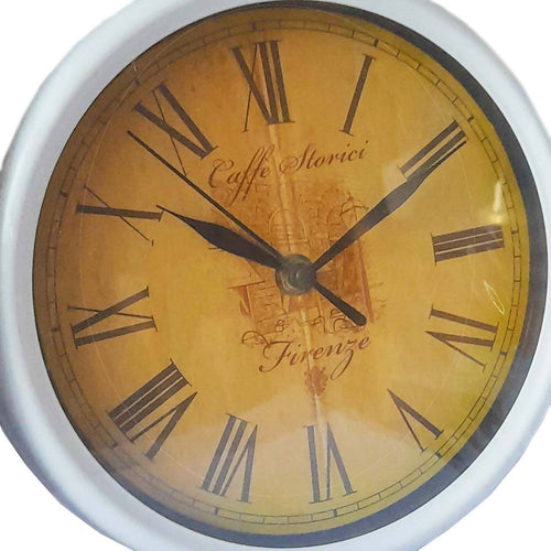 Accornero Home Orologio Da Parete Con Cornice Bianca E Sfondo Vintage Modello Firenze Orologio Da Parete per Arredo Interni 20 Cm Numeri Romani Casa e cucina/Decorazioni per interni/Orologi/Orologi da parete Ideart - Valdilana, Commerciovirtuoso.it