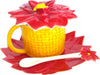 Accornero Home Tazza Da Caffè in Confezione Regalo Con Tazza Con Coperchio, Piattino E Cucchiaino Stella Di Natale Casa e cucina/Stoviglie/Piatti ciotole e vassoi/Tazze e piattini/Tazze e tazzine da caffè Ideart - Valdilana, Commerciovirtuoso.it