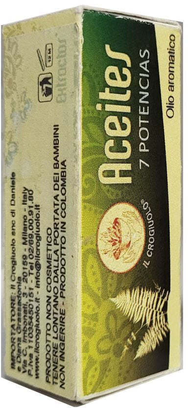 ACEITES OLIO ESOTERICO AROMATICO 7 POTENCIAS SETTE POTENZE ESOTERISMO SANTERIA