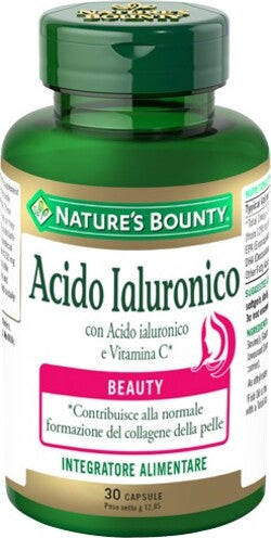 ACIDO-IALURONICO-integratore-alimentare-30-capsule-Nature's-Bounty