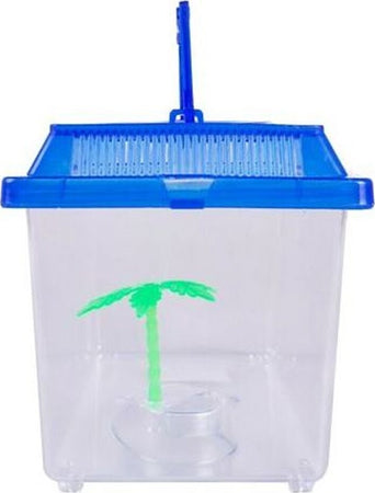 Acquario Vaschetta Pesci Tartarughe Coperchio Maniglia Presa Aria 18x11x12 Cm Prodotti per animali domestici/Pesci e animali d'acqua/Acquari e bocce per pesci/Acquari Trade Shop italia - Napoli, Commerciovirtuoso.it