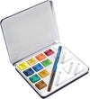 Acquerelli Aquafine - colori assortiti - Daler Rowney - scatola metallo 10 acquerelli + pennello + tavolozza Giochi e giocattoli/Attività creative/Accessori per disegnare e colorare/Pittura/Acquarelli Eurocartuccia - Pavullo, Commerciovirtuoso.it